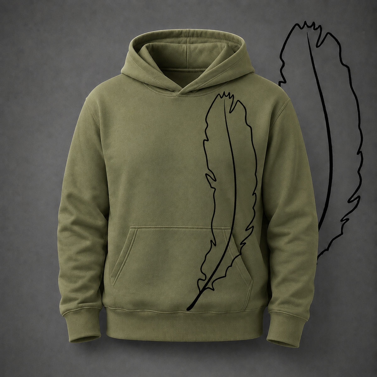 Classic Feather Hoodie